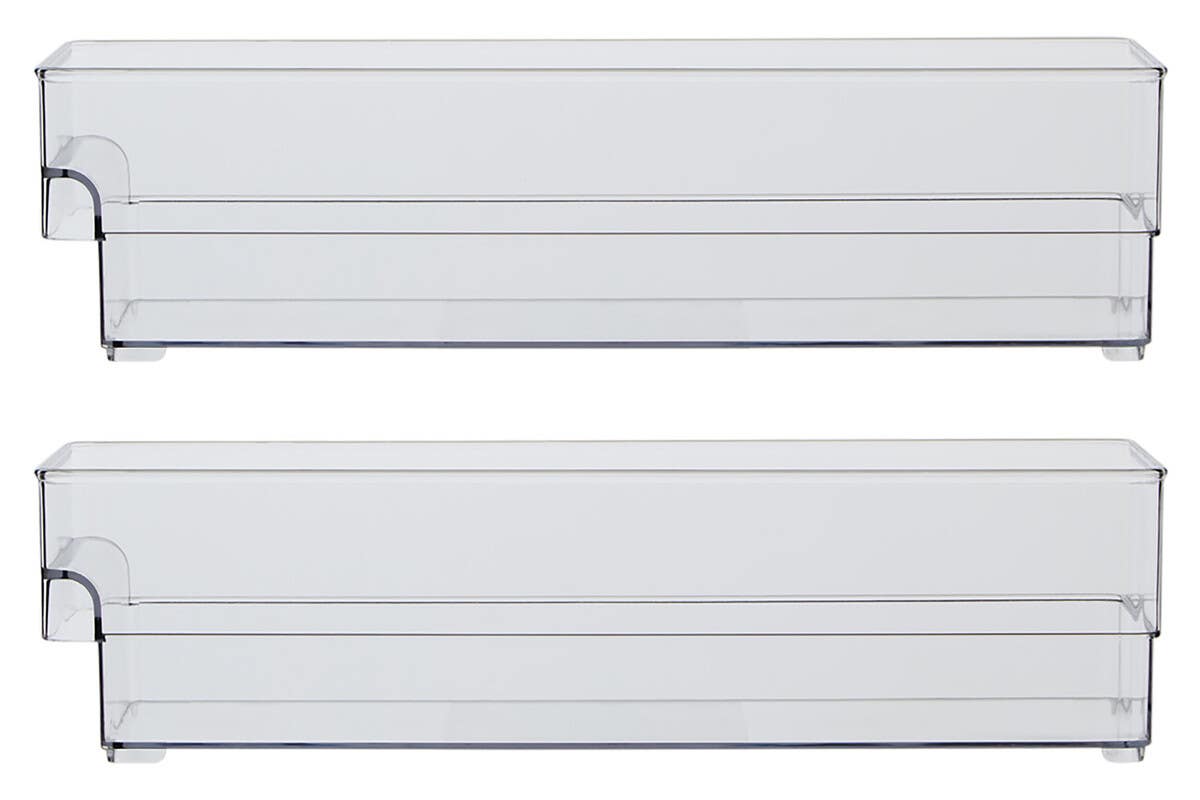 Romm Set of Two Small Stackable Fridge Storage Trays