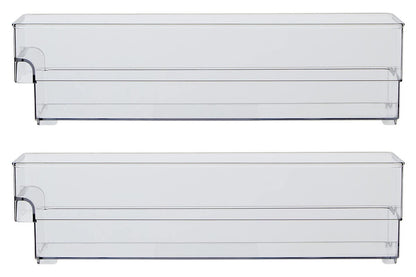 Romm Set of Two Small Stackable Fridge Storage Trays
