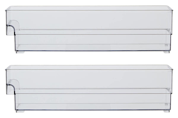 Romm Set of Two Small Stackable Fridge Storage Trays