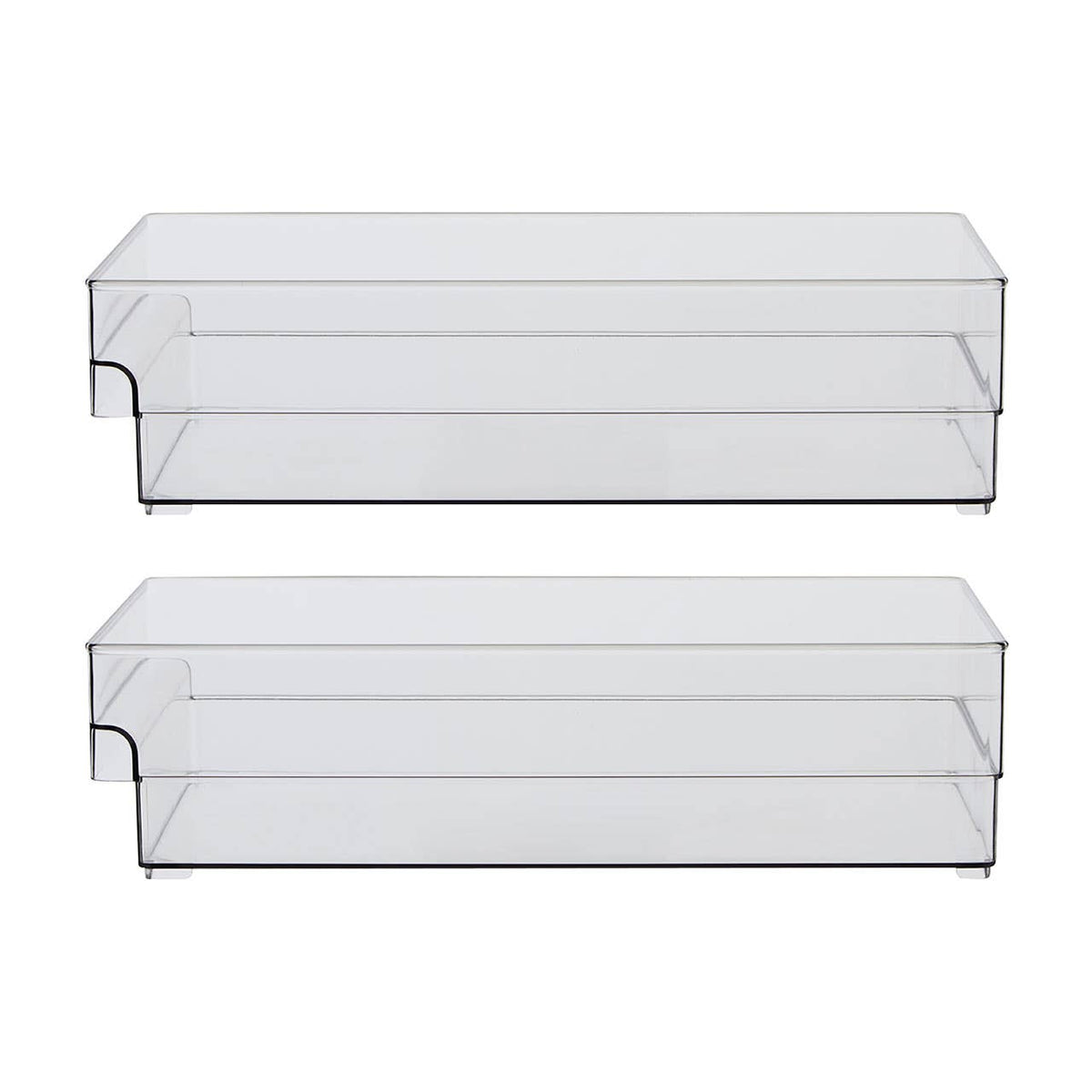 Romm Large Set Of Two Fridge Storage Trays