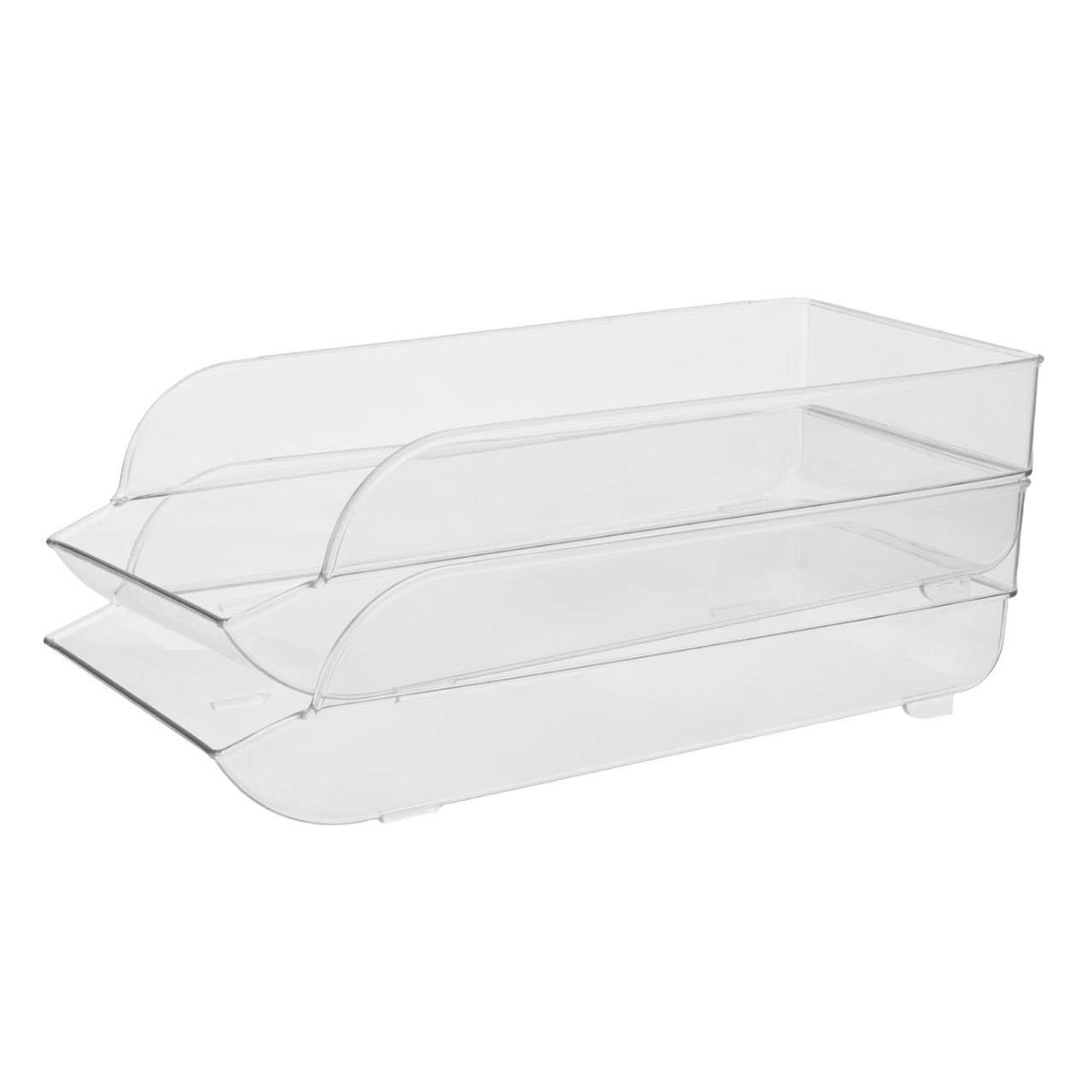 Romm Set of Two Stackable Fridge Storage Trays