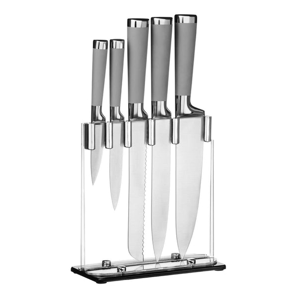 Corsico 5 Piece Knife Set With Acrylic Block