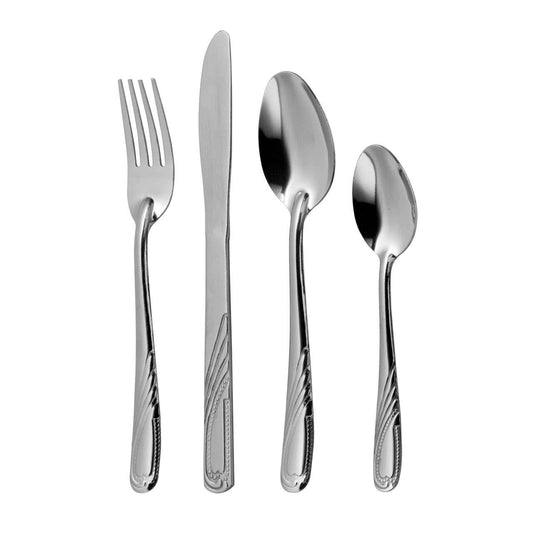 Dorothy 16 Piece Stainless Steel Cutlery Set