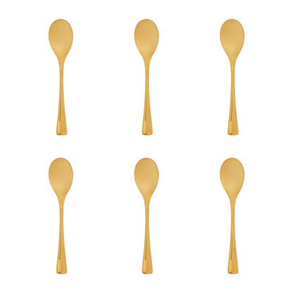 Modern Retro Set Of 6 Teaspoons