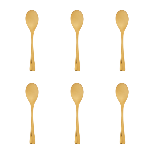 Modern Retro Set Of 6 Teaspoons