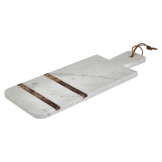 Annika White And Brown Forest Marble Paddle Board