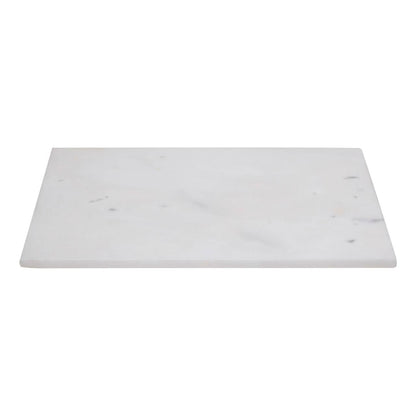 Kindia Rectangular White Marble Chopping and Serving Board