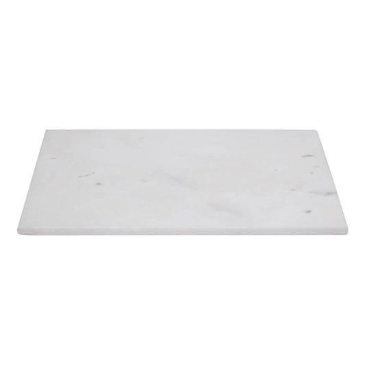 Kindia Rectangular White Marble Chopping and Serving Board