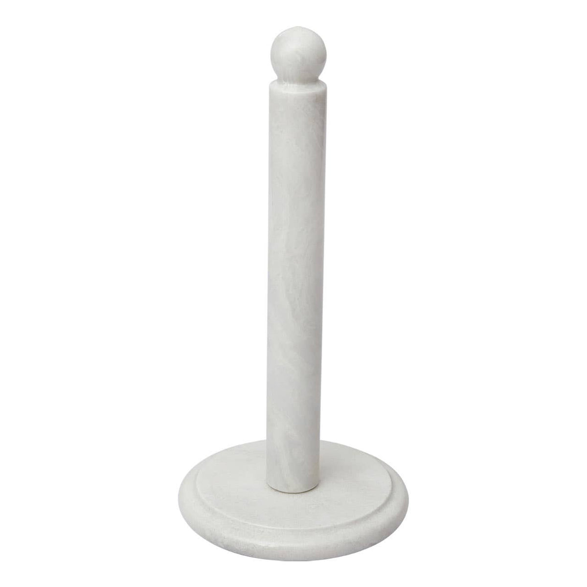 Kindia White Marble Kitchen Roll Holder