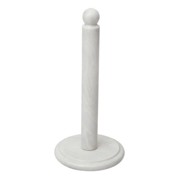 Kindia White Marble Kitchen Roll Holder