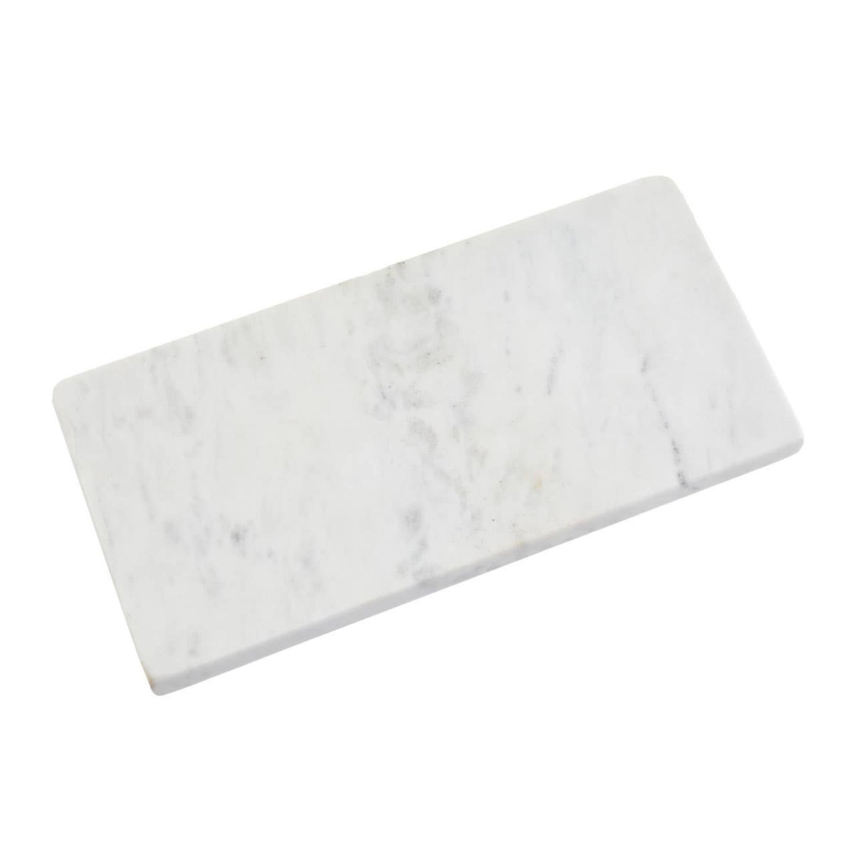 Salerno White Marble Rectangular Chopping or Serving Board