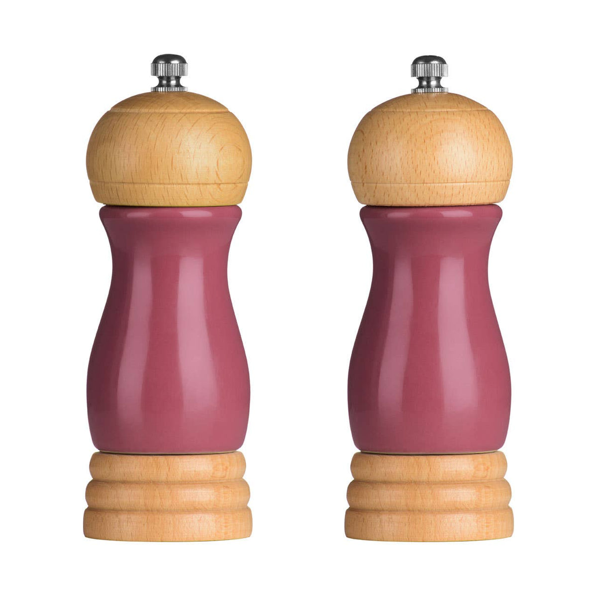 Natural Origins Pink High Gloss Salt and Pepper Mill Set