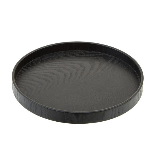Bessan Small Black Fir Wood Tray