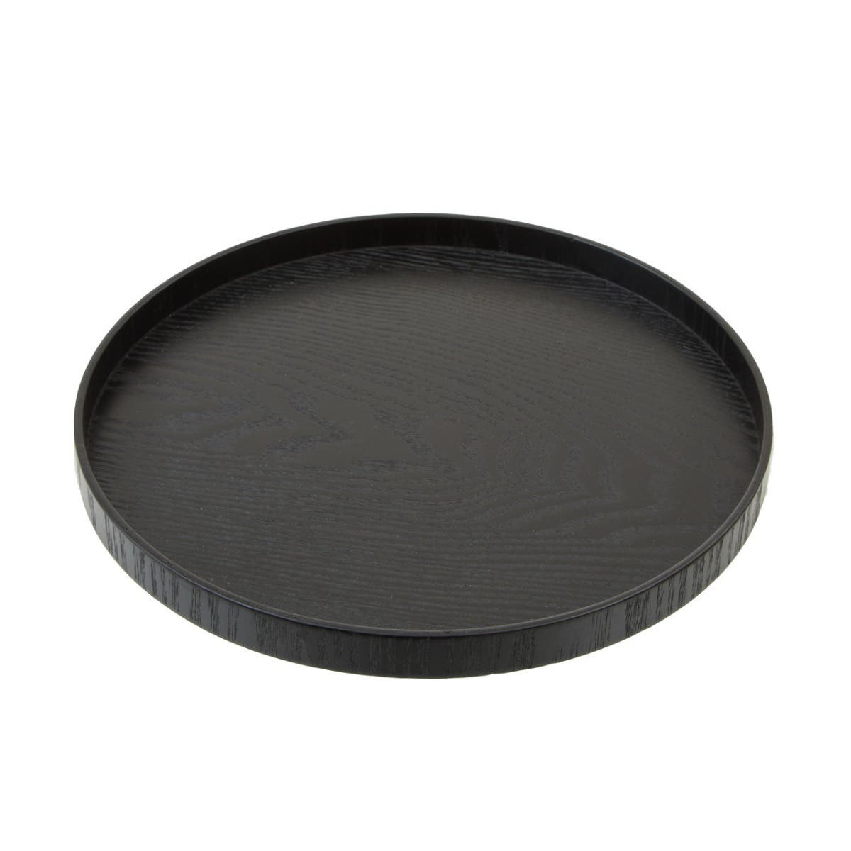 Bessan Medium Black Fir Wood Tray