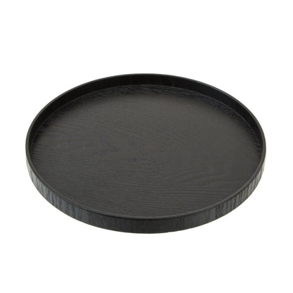 Bessan Medium Black Fir Wood Tray