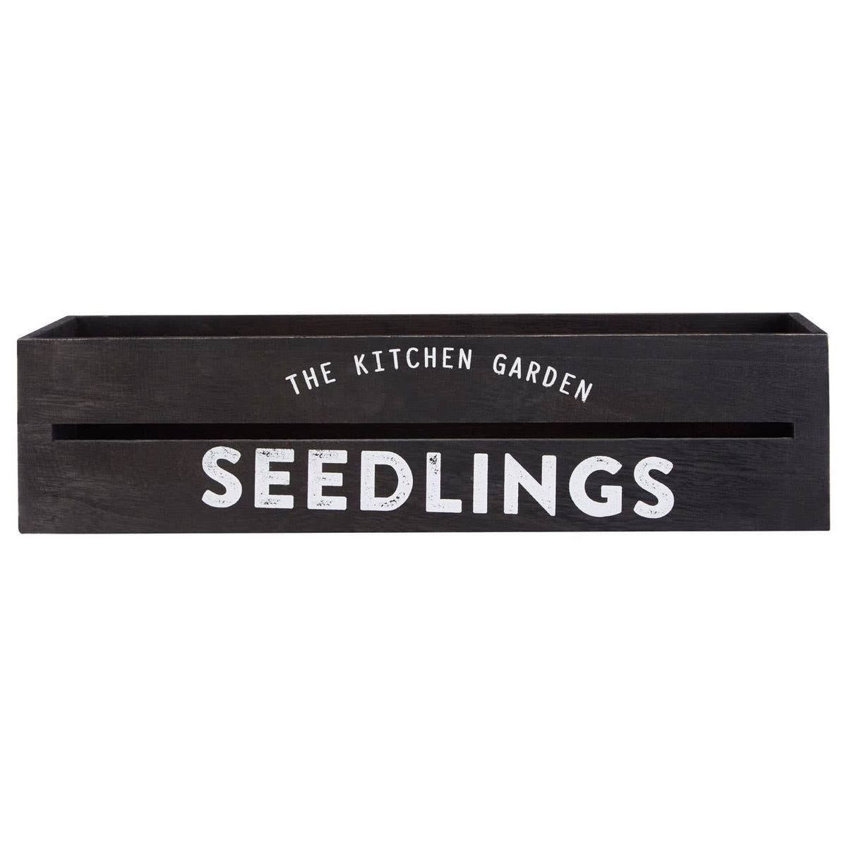 Naresso Black Wood Planter And Herb Crate