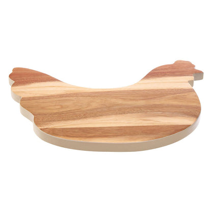 Socorro Cream Edge Hen Chopping and Serving Board