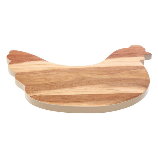 Socorro Cream Edge Hen Chopping and Serving Board