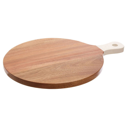 Socorro Chopping and Serving Board with Cream Handle