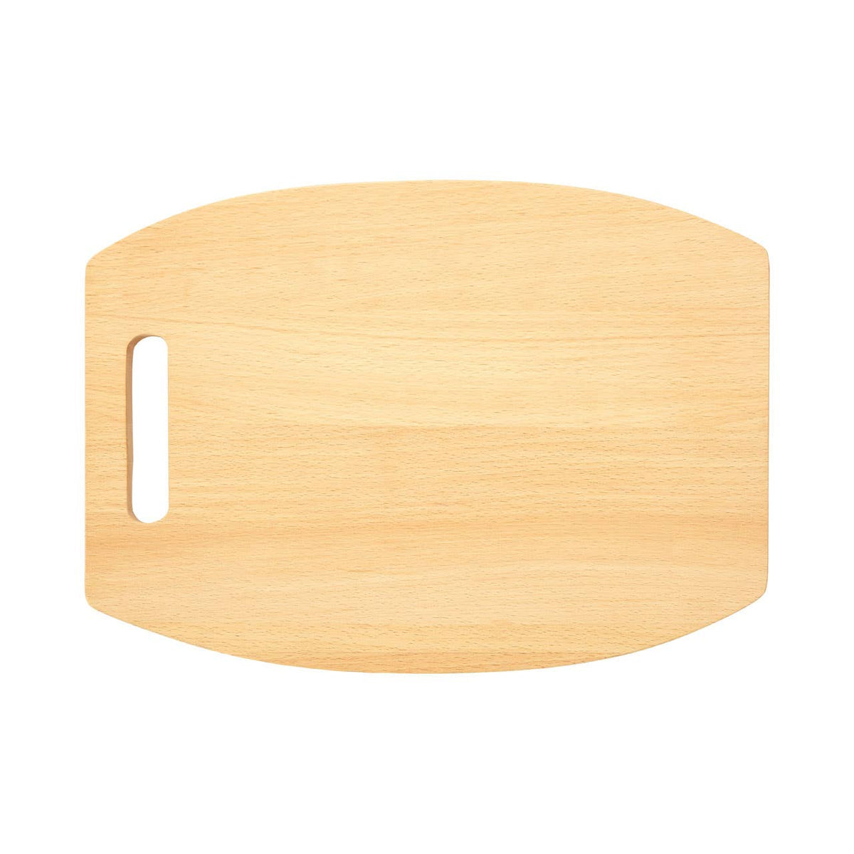 Lyna Curved Rectangular Beech Wood Chopping and Serving Board