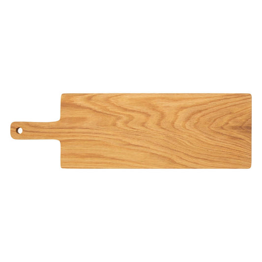 Lyna Rectangular Small Oak Wood Paddle Chopping and Serving Board