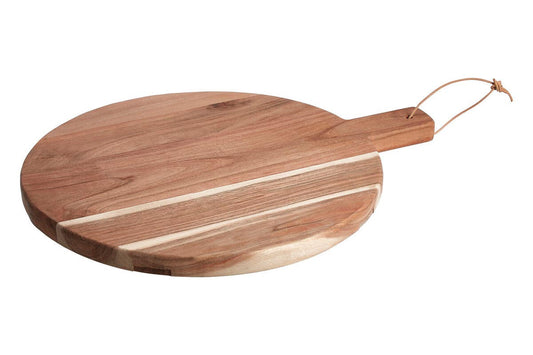 Socorro Medium Round Acacia Wood Chopping And Serving Board