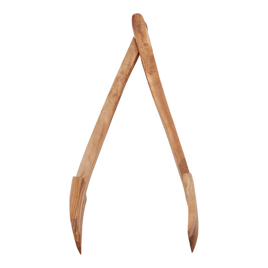 Kora Olive Wood Serving Tongs