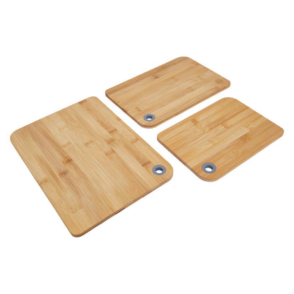 Aleki Set of Three Chopping and Serving Boards with Rings