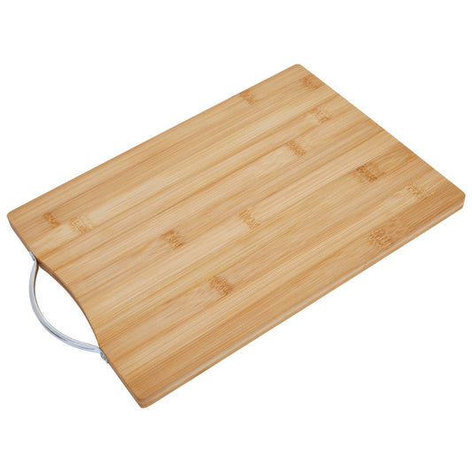 Aleki Medium Rectangular Bamboo Chopping and Serving Board with handle