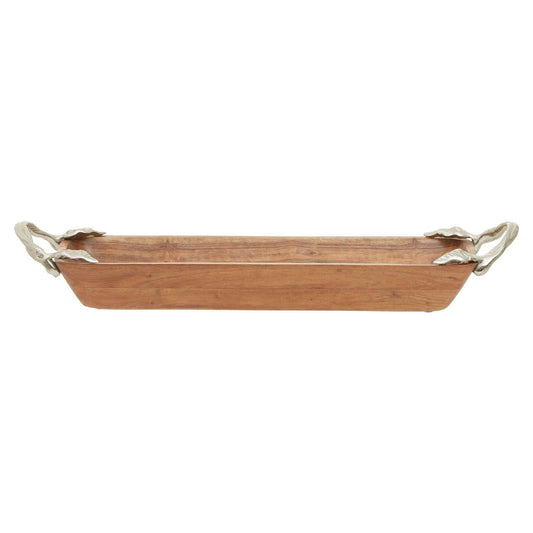 Vine Acacia Wood Large Rectangular Serving Dish