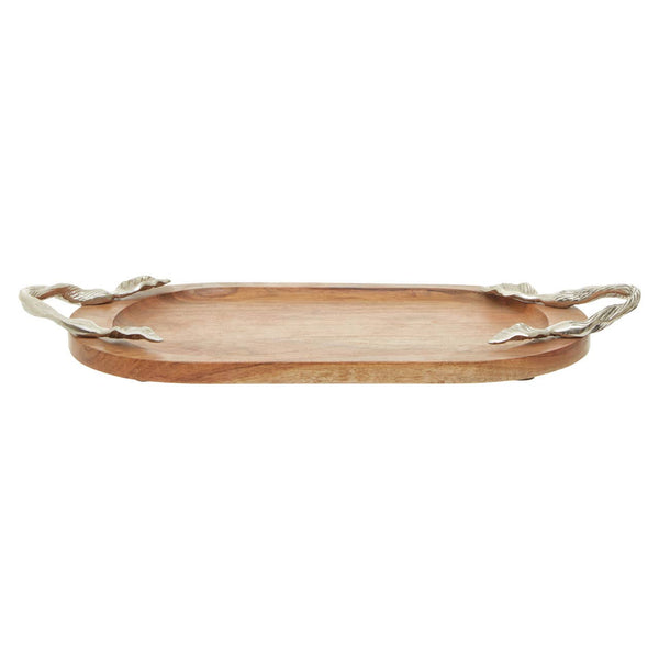Vine Acacia Wood Oval Serving Tray