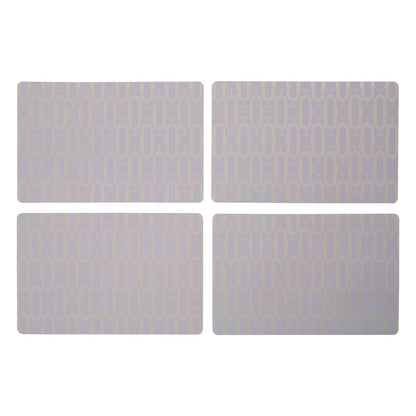 Frosted Deco Set of 4  Lilac Placemats