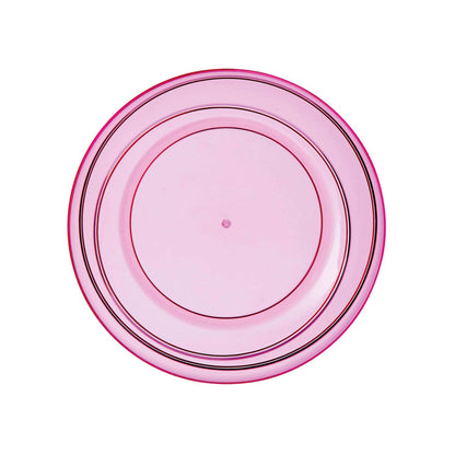 Summer Plastic Small Plate - Pink