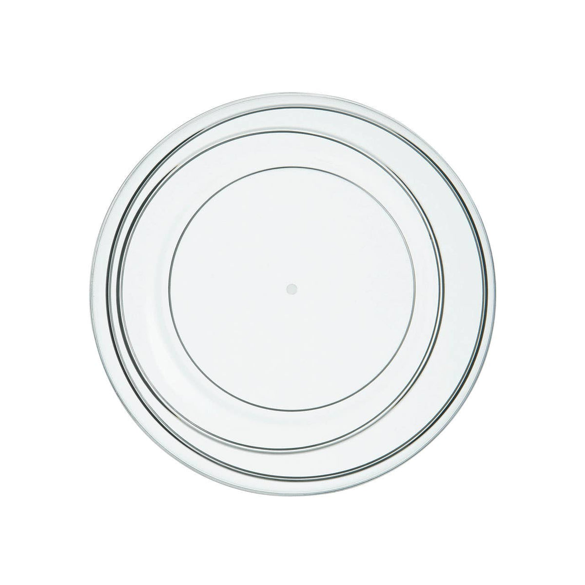 Summer Plastic Small Plate - Clear