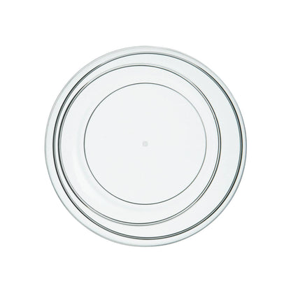 Summer Plastic Small Plate - Clear