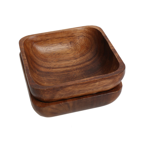 Kora Acacia Wood 2 Piece Bowl Set