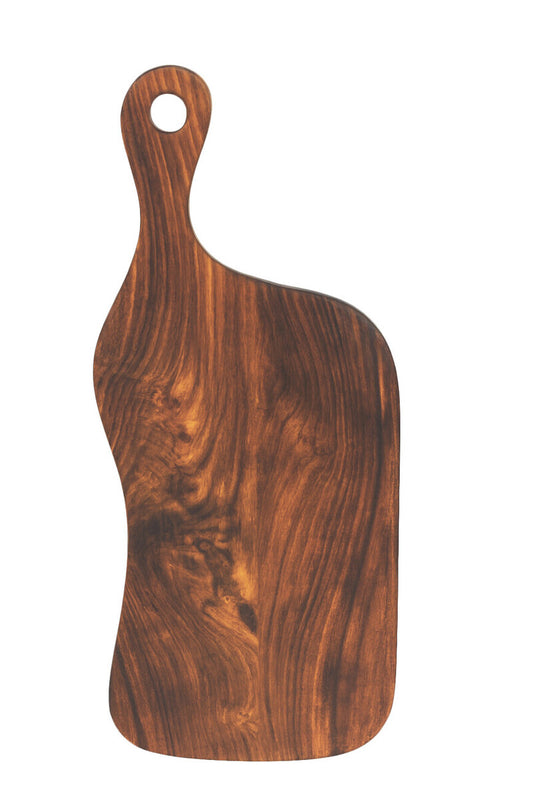 Rosi Tropical Rosewood Serving or Cutting Board in Organic Shape with Natural Finish