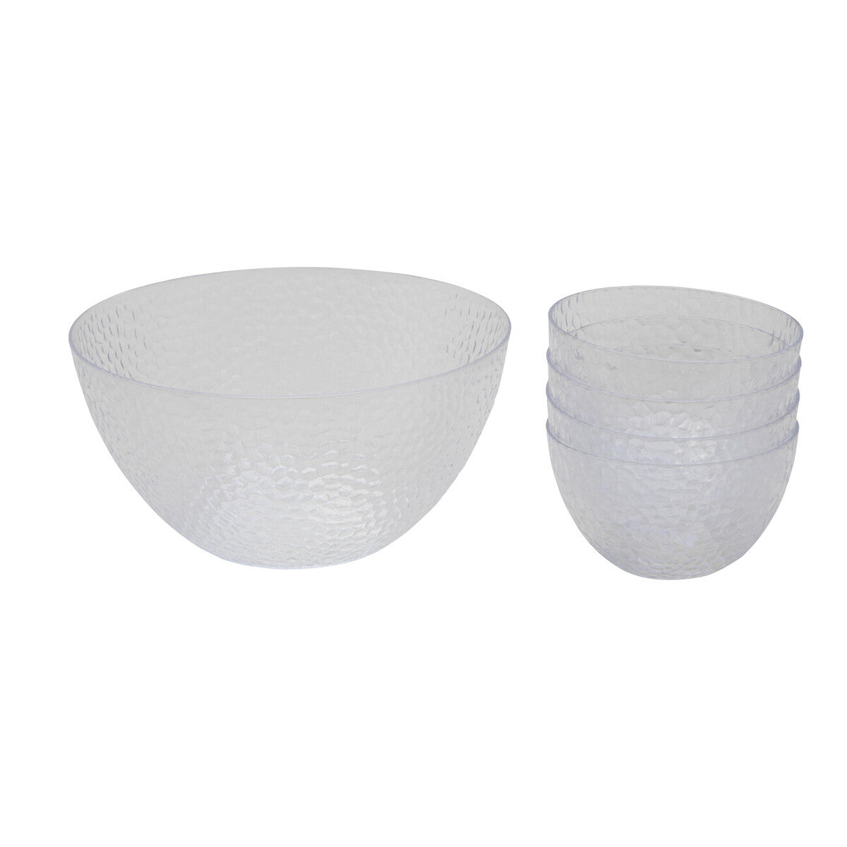 Romm Set Of 5 Plastic Bowls