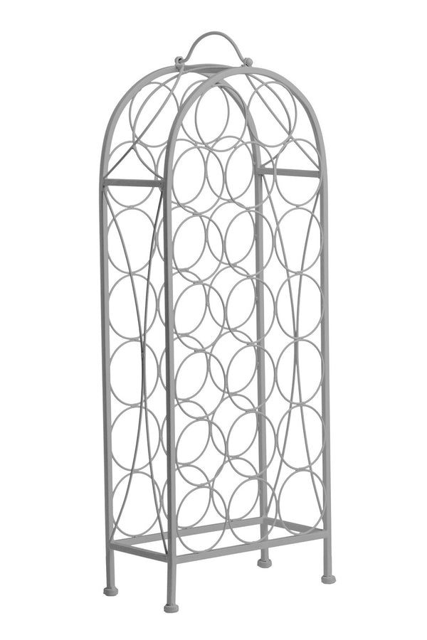 Cafe Cassis Grey 20 Bottles Wine Rack