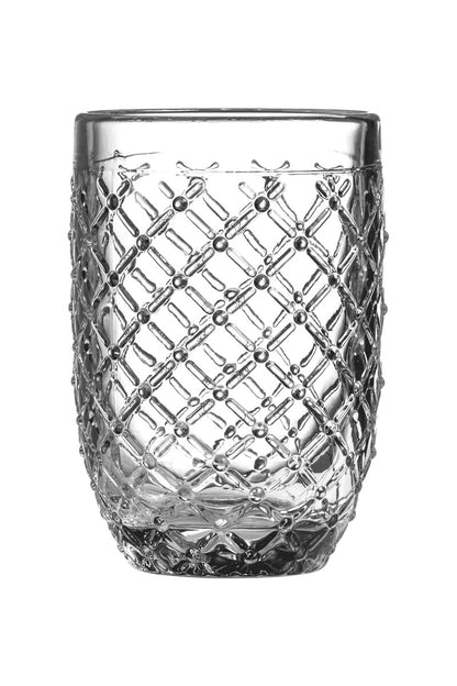 Knit Hi Ball 410ml Clear Glass