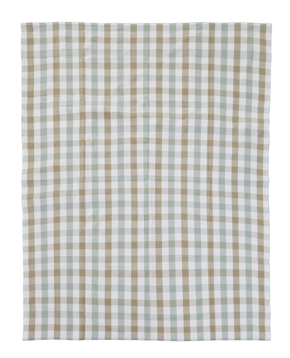Thread and Loom Check Design Tablecloth