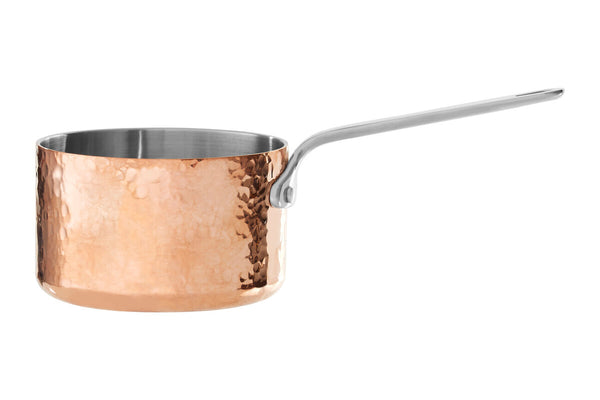 Minerva Hammered Copper Finish Mini 10 cm Milk Pan
