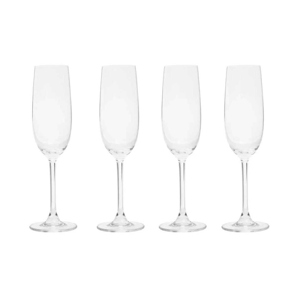 Ada Set Of 4 Crystal Champagne Glasses