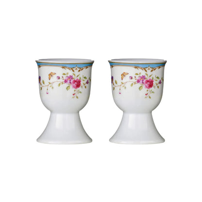 Set Of Two Gentle Rose Egg Cups
