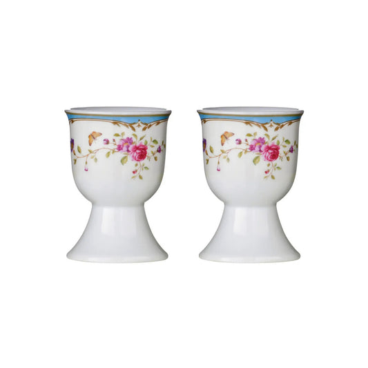 Set Of Two Gentle Rose Egg Cups