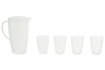 Romm 2.2L Plastic Pitcher With 4 Cups