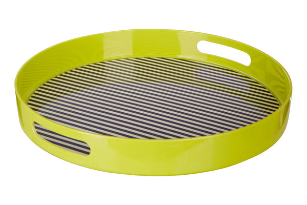 Mimo Stripe Tray With Handles