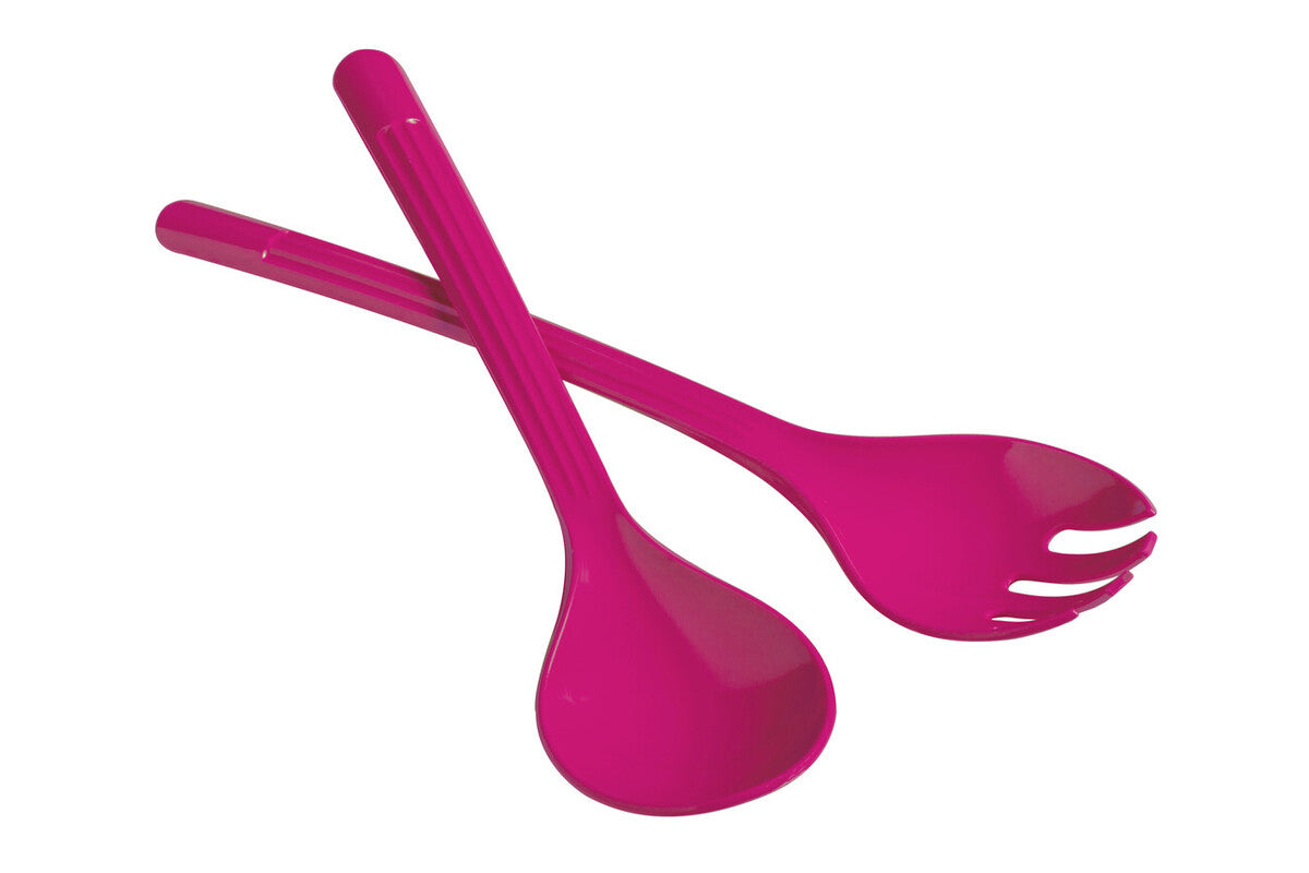 Adisa Pink Salad Spoon And Fork Set