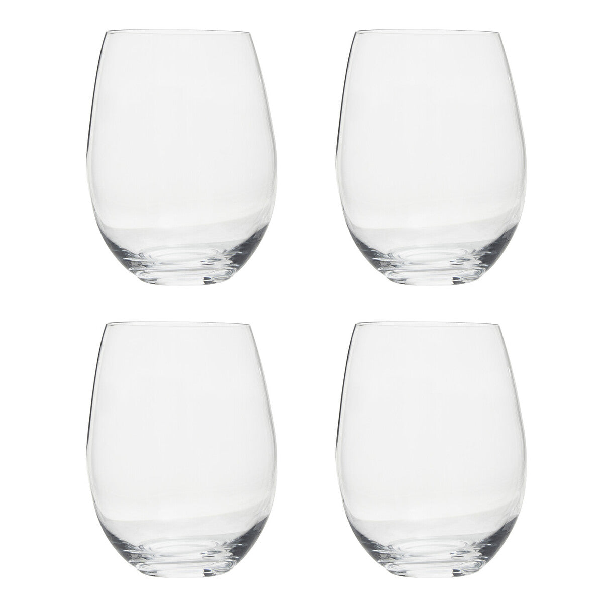 Ada Set Of 4 Crystal Tumblers