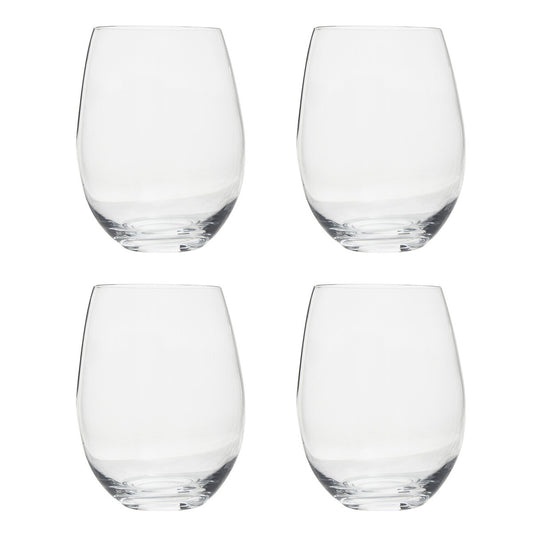 Ada Set Of 4 Crystal Tumblers